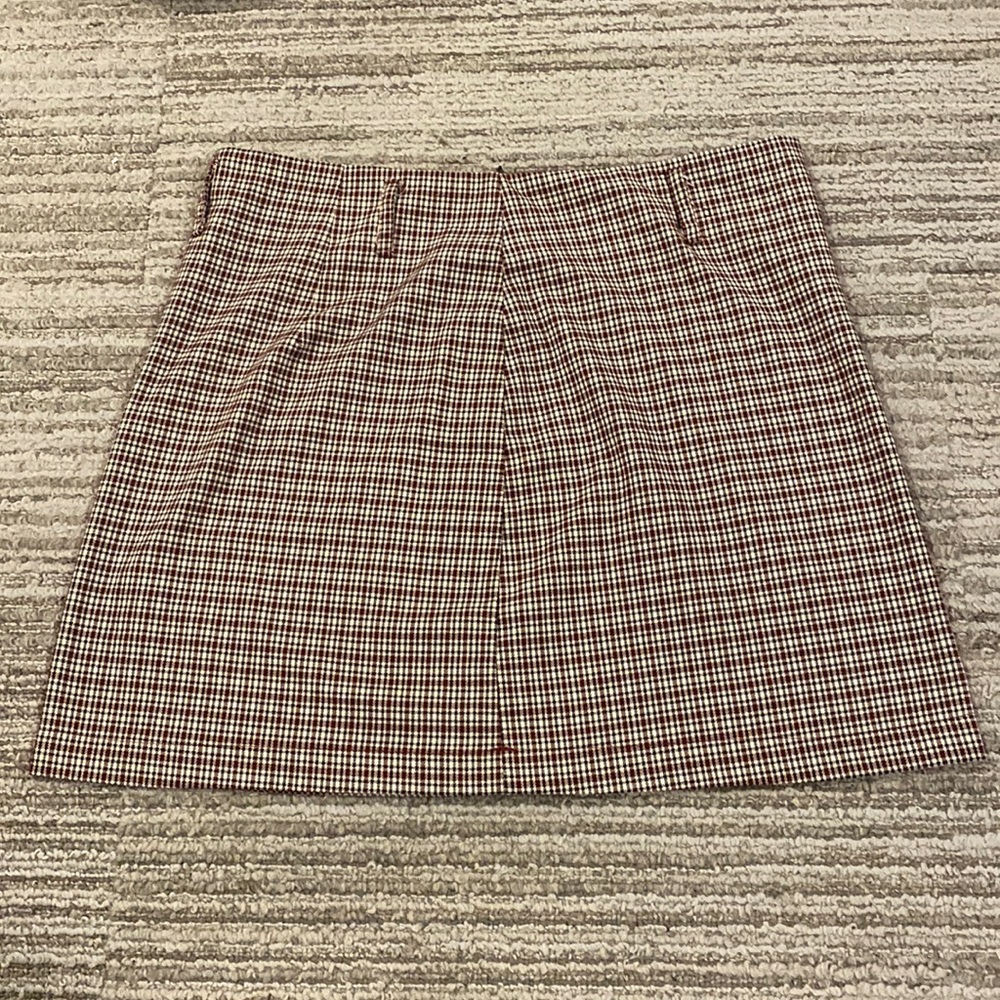 Brown Plaid Skirt 🤎